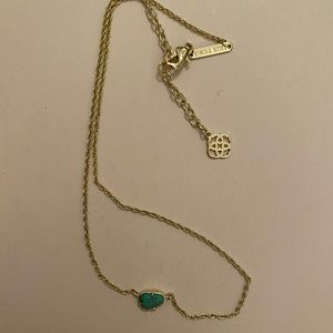 Kendra Scott simple pendant in turquoise